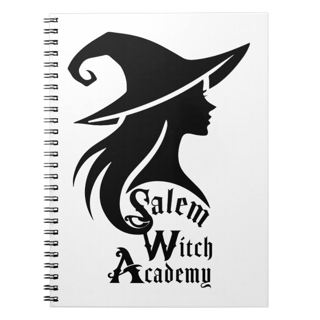Salem Witch Academy Halloween Wiccan Witches Anteckningsbok (Framsidan)