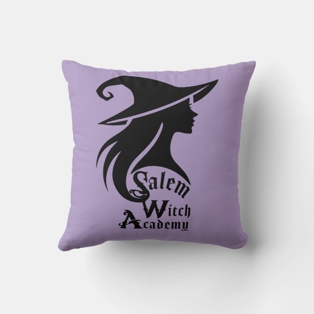 Salem Witch Academy Halloween Wiccan Witches Kudde (Baksida)
