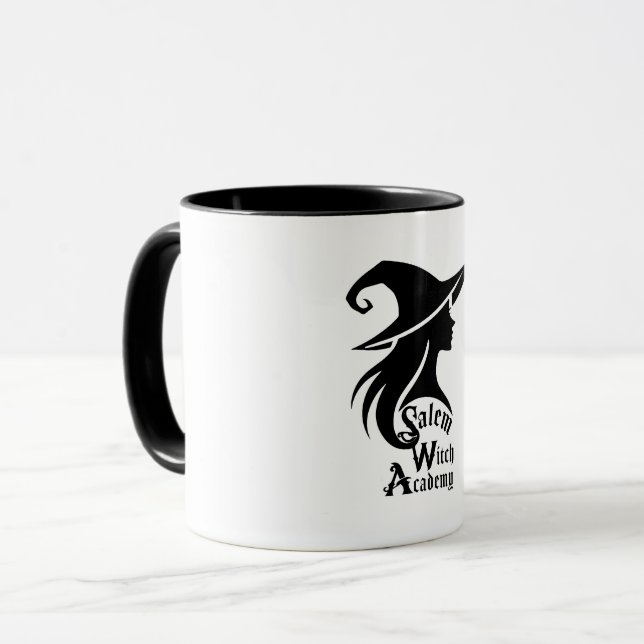 Salem Witch Academy Halloween Wiccan Witches Mugg (Framsida vänster)