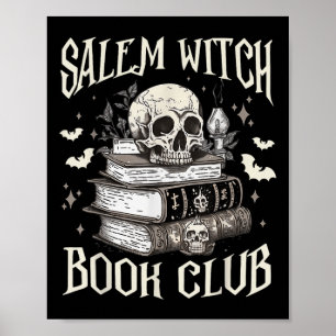 Salem Witch Bok Klubb Halloween Poster