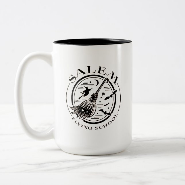 Salem Witch Coffee Halloween Mugg (Vänster)