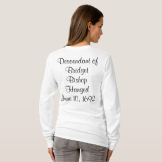 Salem Witch Descendants Broar Bishop Långärmad T Shirt