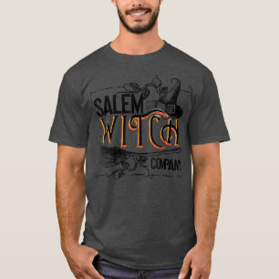 Salem Witch Hat Company Broom Candy Bag Pumpkin Ha T Shirt