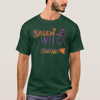 Salem Witch Hat Company Broom Candy Bag Pumpkin Ha T Shirt