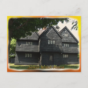 Salem Witch House Postcard Vykort