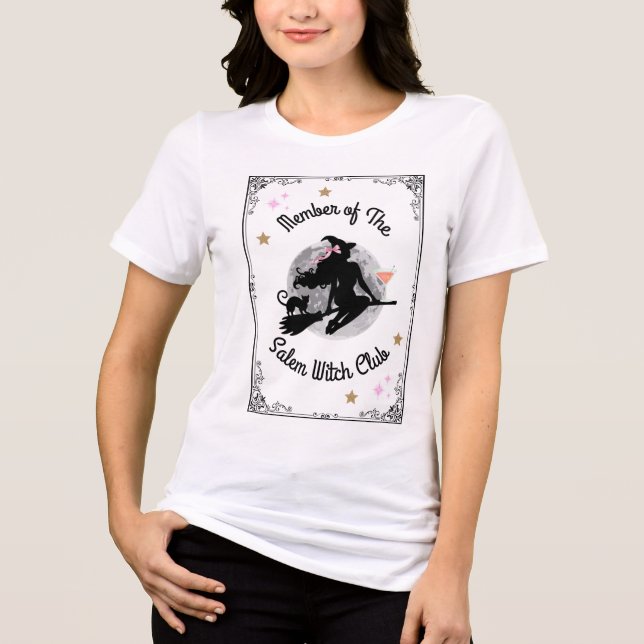 Salem Witch Klubb Shirt T Shirt (Framsida)