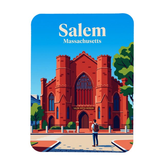 Salem Witch Museum USA Magnet (Vertikal)