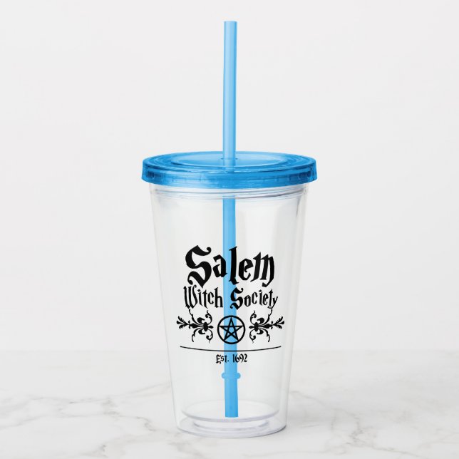 Salem Witch Society Acrylic Tumbler Take Away Mugg (Framsida)