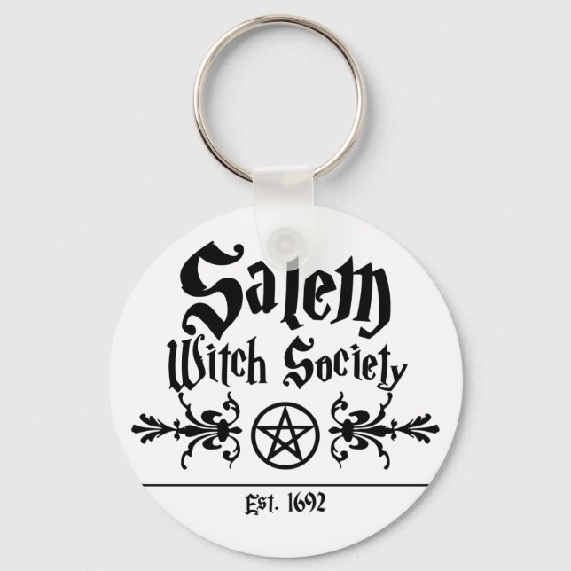 Salem Witch Society Keychain Nyckelring (Framsida)