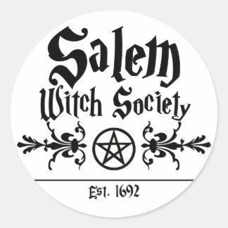 Salem Witch Society Sticker Runt Klistermärke
