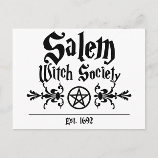 Salem Witch Society vykort