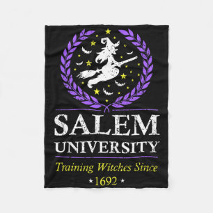 Salem Witch Universiteten träning Halloween Women Fleecefilt