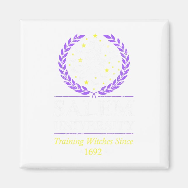 Salem Witch Universiteten träning Halloween Women Magnet (Framsidan)