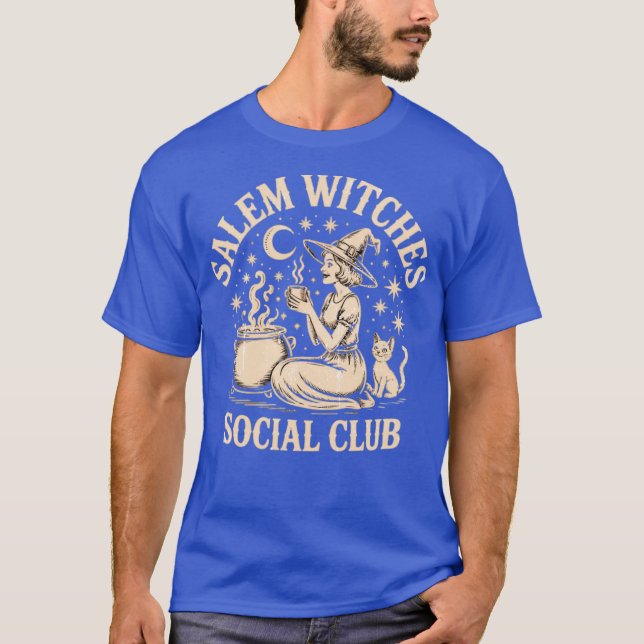 Salem Witches Social Klubb T Shirt (Framsida)