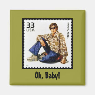 SALEMAGNET - Groovy vintageHunka-Hunka grabb Magnet