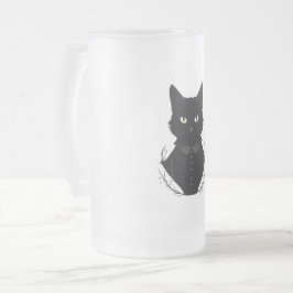 Salem's Enchanted Black Cat Frostat Ölglas