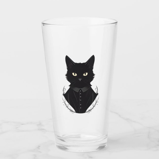 Salem's Enchanted Black Cat Glaskopp (Framsida)