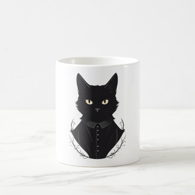 Salem's Enchanted Black Cat Kaffemugg (Center)