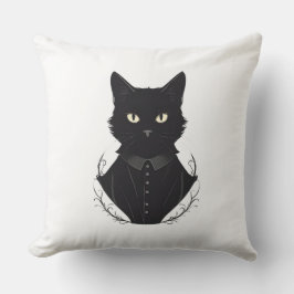 Salem's Enchanted Black Cat Kudde