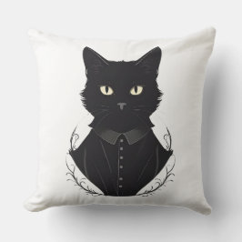Salem's Enchanted Black Cat Kudde