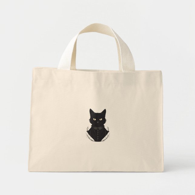 Salem's Enchanted Black Cat Mini Tygkasse (Framsidan)