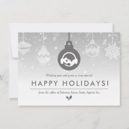 Sales + Tech Support Agents | Minimal Holiday Tack Kort