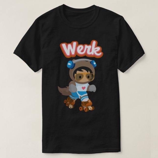 Salesforce Astro Werk - Salesforce remblazer - S T Shirt (Design framsida)
