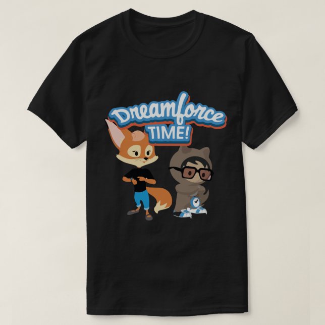 Salesforce Dreamforce Time - Salesforce-banbliaze T Shirt (Design framsida)