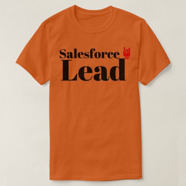 Salesforce Lead T Shirt (Design framsida)