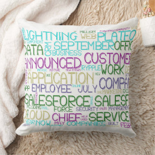 Salesforce Ord Cloud Pillow Kudde