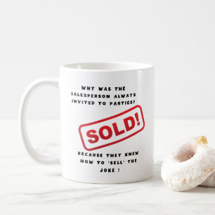 Salesman, Salesperson Funny Kaffemugg