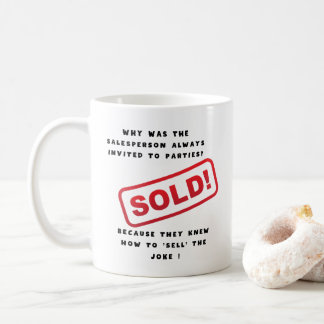 Salesman, Salesperson Funny Kaffemugg