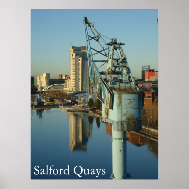 Salford Quays Poster (Framsidan)