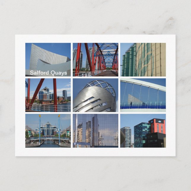 Salford Quays Vykort (Framsida)