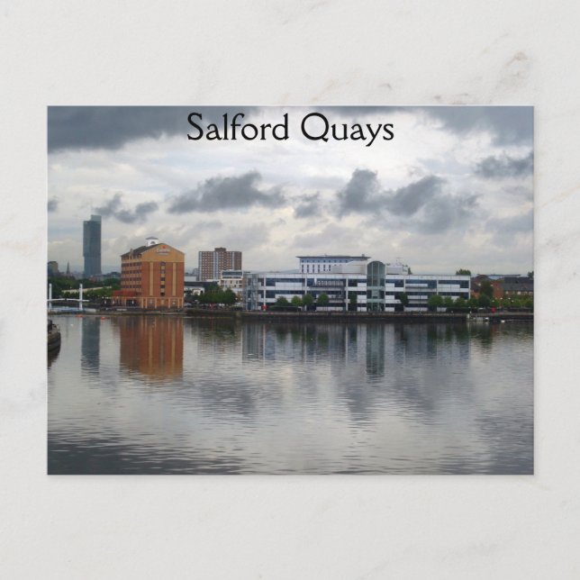 Salford Quays vykort (Framsida)
