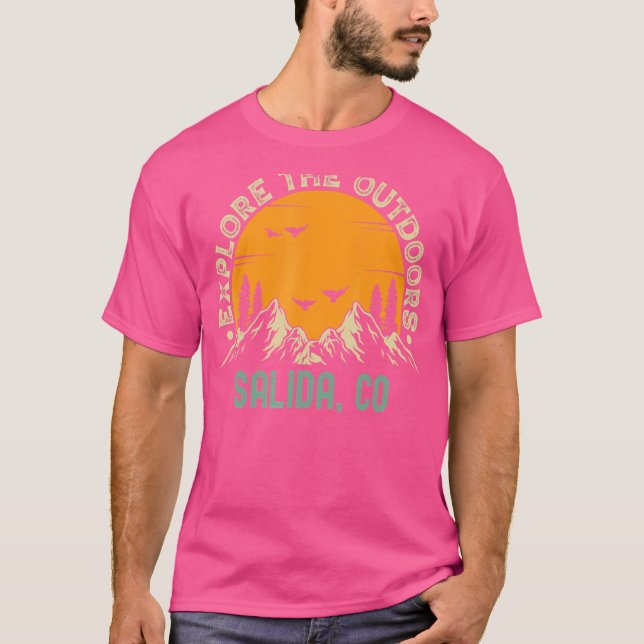 Salida Colorado utforska utomhus T Shirt (Framsida)