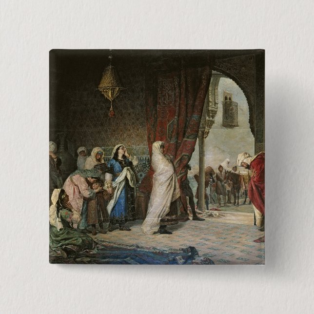 Salida del Boabdil, på Alhambraen Knapp (Framsida)