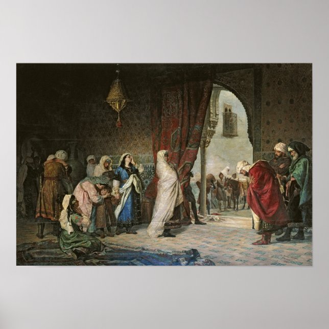 Salida del Boabdil, vid Alhambra Poster (Framsidan)