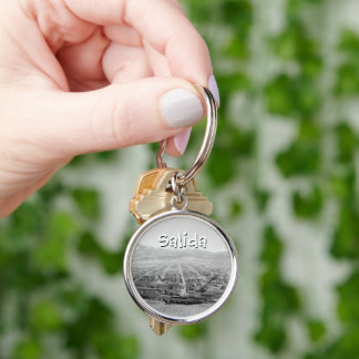 Salida Keychain Rund Silverfärgad Nyckelring
