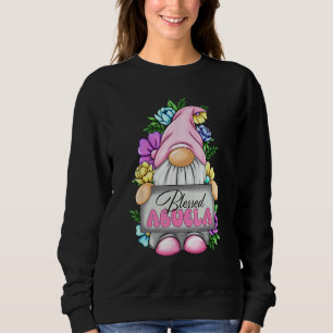 Salig Abuela Gnom Blommig Kärlek Abuela Mors Dag T Shirt