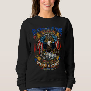 Salig är den nation vars Gud är Herren Kristus T Shirt