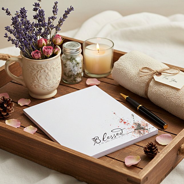 Salig är han anteckningsblock (Skapare uppladdad)