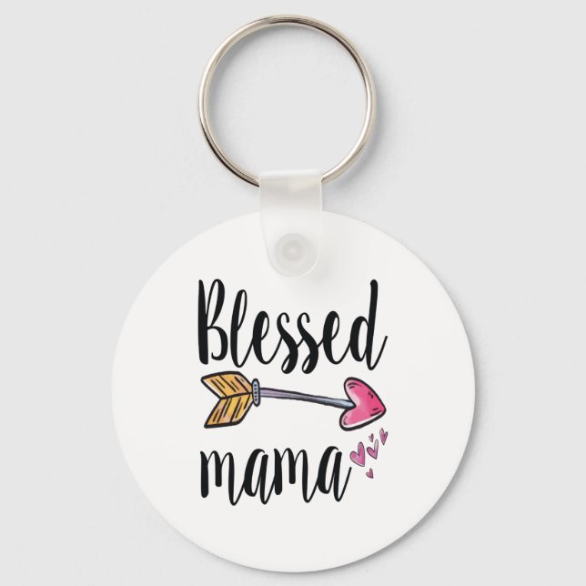Salig Mama Nyckelring (Framsida)