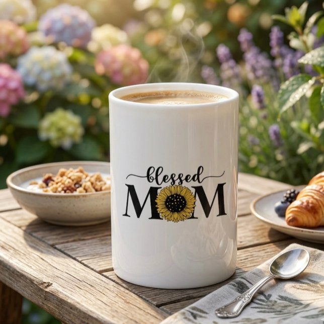 Salig mamma  benporslin mugg (Skapare uppladdad)