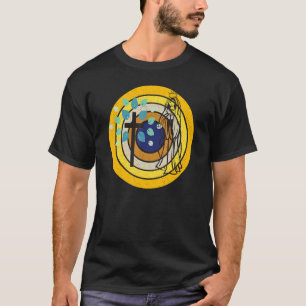 Saliga jungfru Maria Heliga Rosenkransen hängiven T Shirt