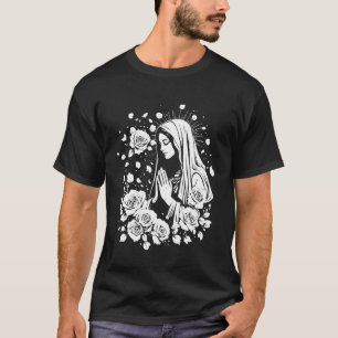 Saliga Moder Maria Jesu Mor Rosor Vår Fru T Shirt