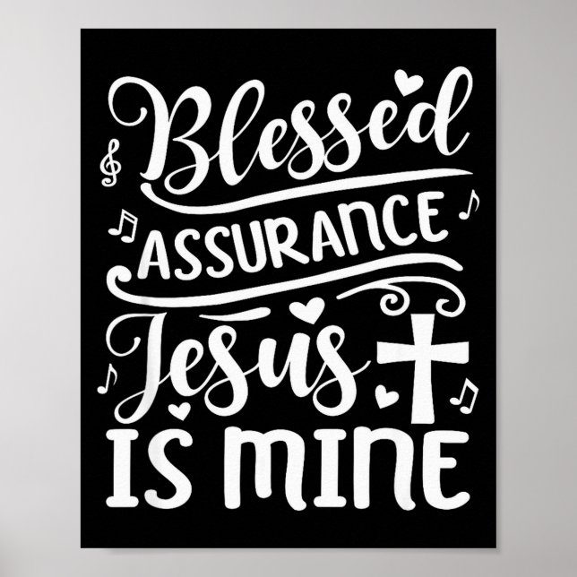 Saliga Urance Jesus Är Min  Poster (Framsidan)