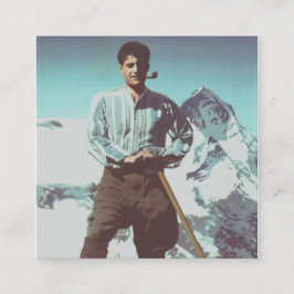 Salige Pier Giorgio Frassati Fyrkantigt Visitkort