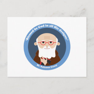 Salige Solanus Casey Vykort