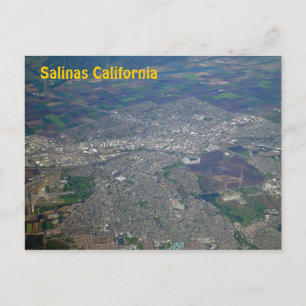 Salinas, California Aerial View vycard Vykort